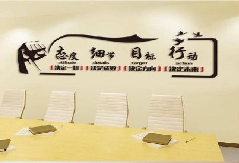 福贡企业文化墙主要展示什么？