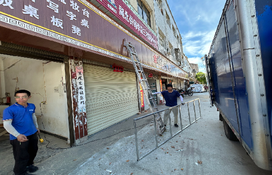 福贡装招牌的时候要注意什么?