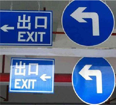 福贡在日常生活中如何区分标识与标牌？