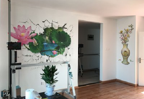 福贡墙体彩绘相比墙纸的优势。