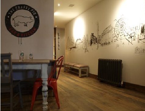 福贡教你判断手绘墙质量的好坏。