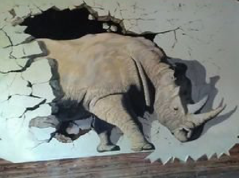 福贡在墙绘中，如何绘制3D效果？