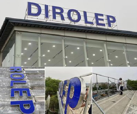 福贡楼顶发光字安装的注意事项。